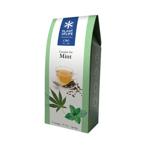 Plant of Life Infusion CBG Tea Mint - 10 tea bags x 2g